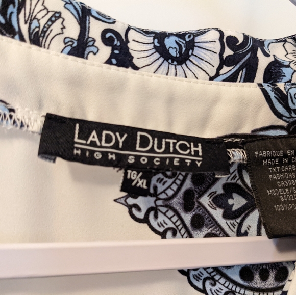 Lady Dutch flower blouse - Picture 3 of 3